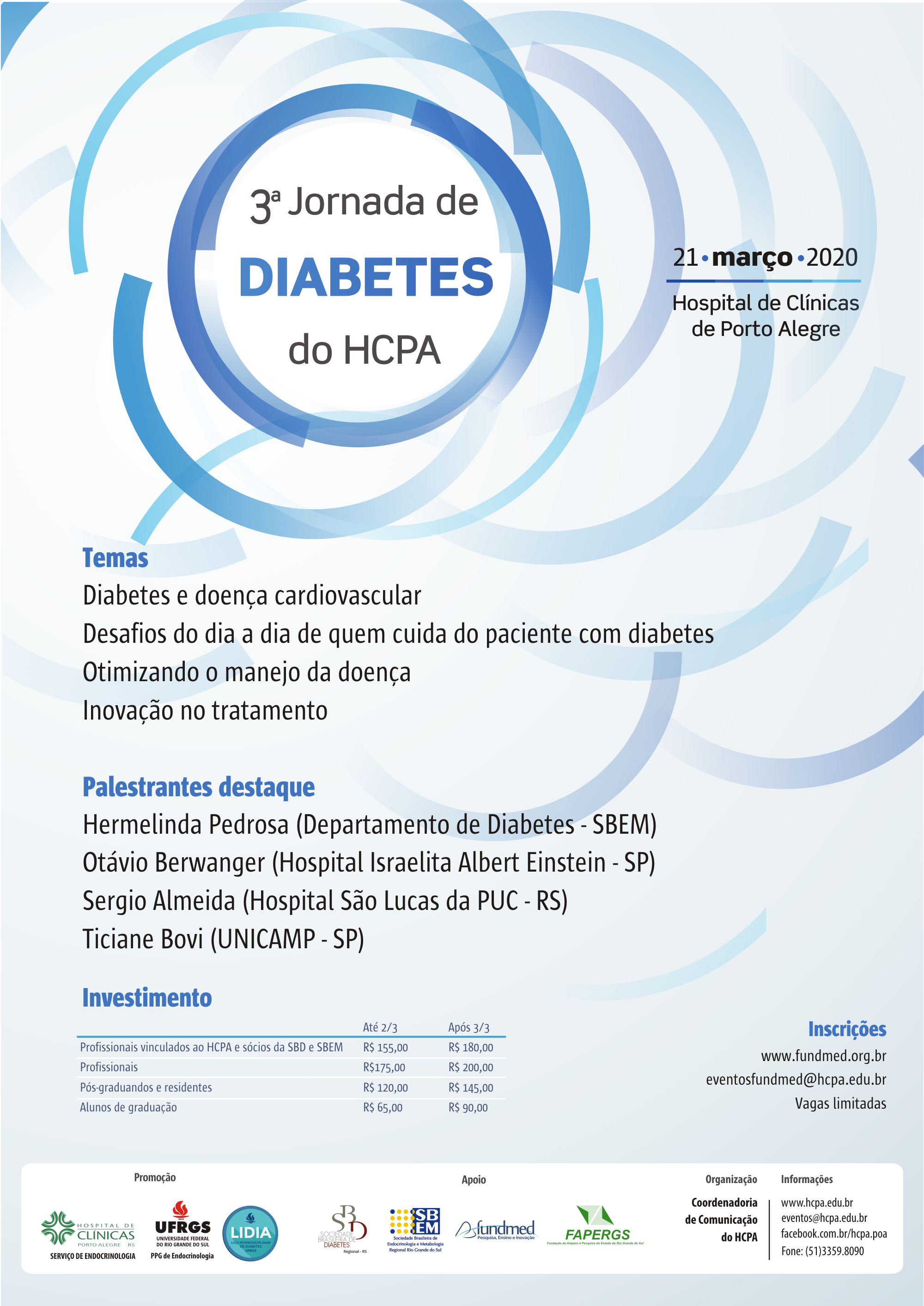 jornada de diabetes cartaz